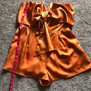 New strapless romper
